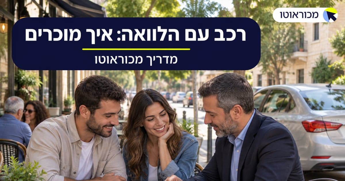 רכב עם הלוואה או שעבוד. איך מוכרים?